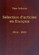 Sélection d''articles en français, 2014-2020