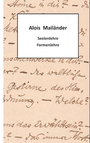 Seelenlehre - Formenlehre