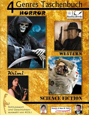 4 Genres Taschenbuch KRIMI SCI-FI HORROR WESTERN