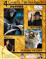 4 Genres Taschenbuch KRIMI SCI-FI HORROR WESTERN