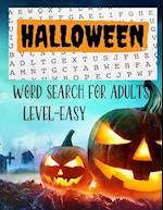 Halloween Word Search book -Level Easy