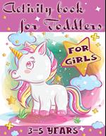 Activity Book for Toddlers-Girls
