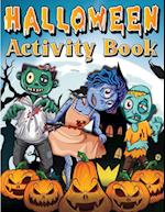 Halloween Activity Book For Kids Ages 4-8 6-8