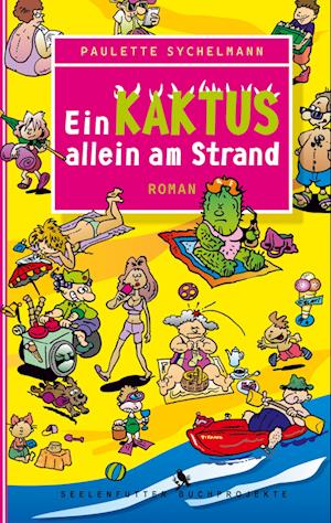 Ein Kaktus allein am Strand