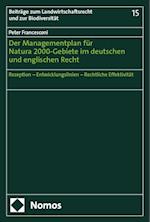 Der Managementplan für Natura 2000-Gebiete im deutschen und englischen Recht