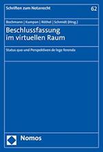 Beschlussfassung im virtuellen Raum