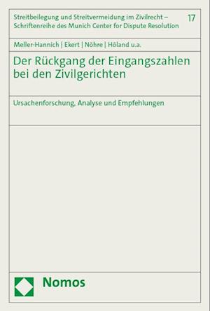 Der Rückgang der Eingangszahlen bei den Zivilgerichten