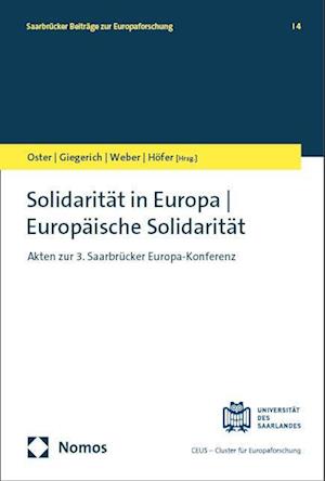 Solidarität in Europa - Europäische Solidarität