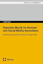 Populäre Musik im Kontext von Social Media-Kurzvideos