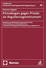 Klimaklagen gegen Private als Regulierungsinstrument