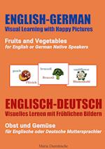 Fruits and Vegetables for English or German Native Speakers, Obst und Gemüse für Englische oder Deutsche Muttersprachler
