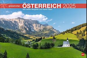 Österreich Globetrotter Kalender 2025 - Von weiter Bergwelt und klaren Seen