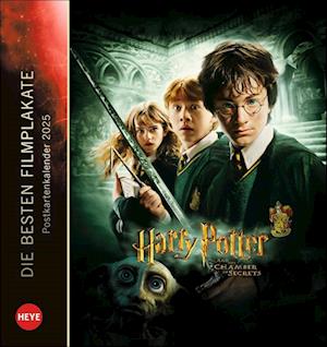 Harry Potter Filmplakate Postkartenkalender 2025