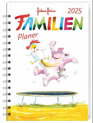 Helme Heine: Familienplaner-Buch A6 2025