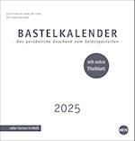 Premium-Bastelkalender weiß mittel 2025