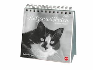 Monika Wegler: Katzen Weisheiten Premium-Postkartenkalender 2025