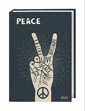 Peace Kalenderbuch A5 2025