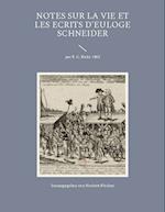 Notes sur la vie et les ecrits d'Euloge Schneider