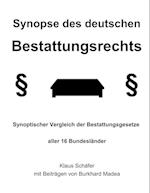 Synopse des deutschen Bestattungsrechts