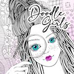 Doodle Girls Coloring Book for Girls