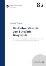 Das Fachverständnis zum Schulfach Geographie