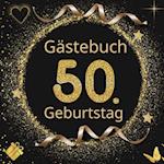 GÄSTEBUCH "Gold Klassik 1" zum 50. Geburtstag