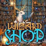 Wizard Shop Coloring Book for Adults