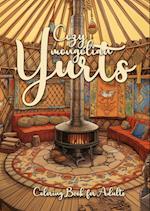 Cozy mongolian Yurts Coloring Book for Adults