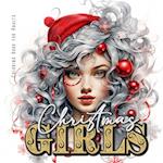 Christmas Girls Coloring Book for Adults