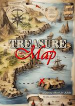 Treasure Maps Coloring Book for Adults