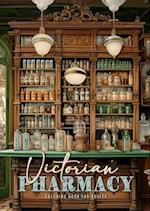 Victorian Pharmacy Coloring Book for Adults