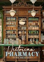 Victorian Pharmacy Coloring Book for Adults