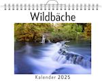 Wildbäche - (Wandkalender 2025, Kalender DIN A4 quer, Monatskalender im Querformat mit Kalendarium, das perfekte Geschenk)