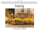 Leipzig - (Wandkalender 2025, Kalender DIN A4 quer, Monatskalender im Querformat mit Kalendarium, das perfekte Geschenk)