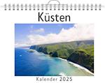 Küsten - (Wandkalender 2025, Kalender DIN A4 quer, Monatskalender im Querformat mit Kalendarium, das perfekte Geschenk)