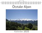 Ötztaler Alpen - (Wandkalender 2025, Kalender DIN A4 quer, Monatskalender im Querformat mit Kalendarium, das perfekte Geschenk)