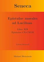 Seneca - Epistulae morales ad Lucilium - Liber XIX Epistulae CX-CXVII