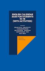 English Calendar 2025 for Students 10-16