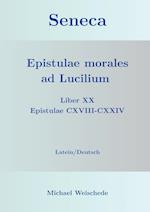 Seneca - Epistulae morales ad Lucilium - Liber XX Epistulae CXVIII-CXXIV