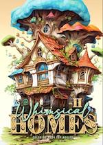 Whimsical Homes Coloring Book for Adults Vol.2
