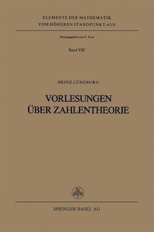 Vorlesungen Über Zahlentheorie