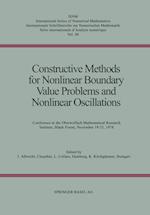 Constructive Methods for Nonlinear Boundary Value Problems and Nonlinear Oscillations