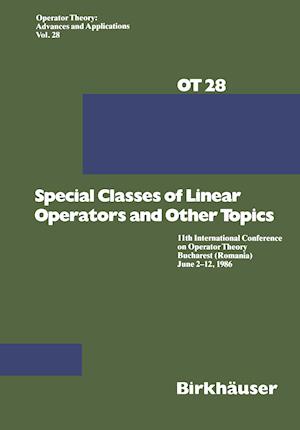 Special Classes of Linear Operators and Other Topics