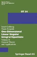 One-dimensional Linear Singular Integral Equations