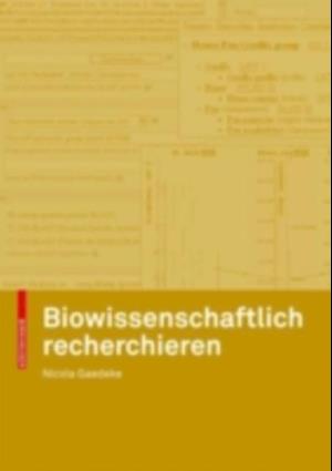 Biowissenschaftlich recherchieren