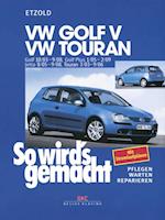 VW Golf V 10/03-9/08, VW Touran I 3/03-9/06, VW Golf Plus 1/05-2/09, VW Jetta 8/05-9/08