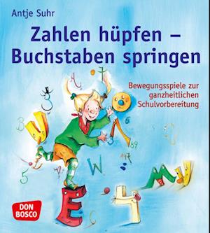 Zahlen hüpfen - Buchstaben springen