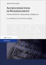 Althochdeutsch in Runenschrift