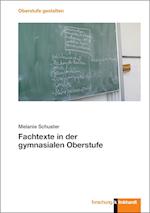 Fachtexte in der gymnasialen Oberstufe