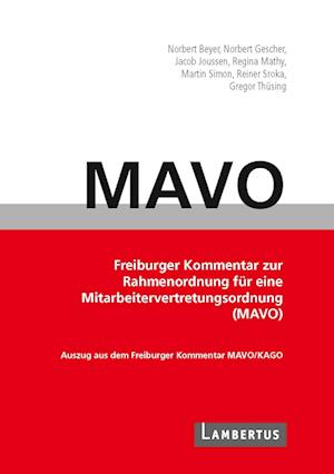 Handbuch MAVO-Kommentar